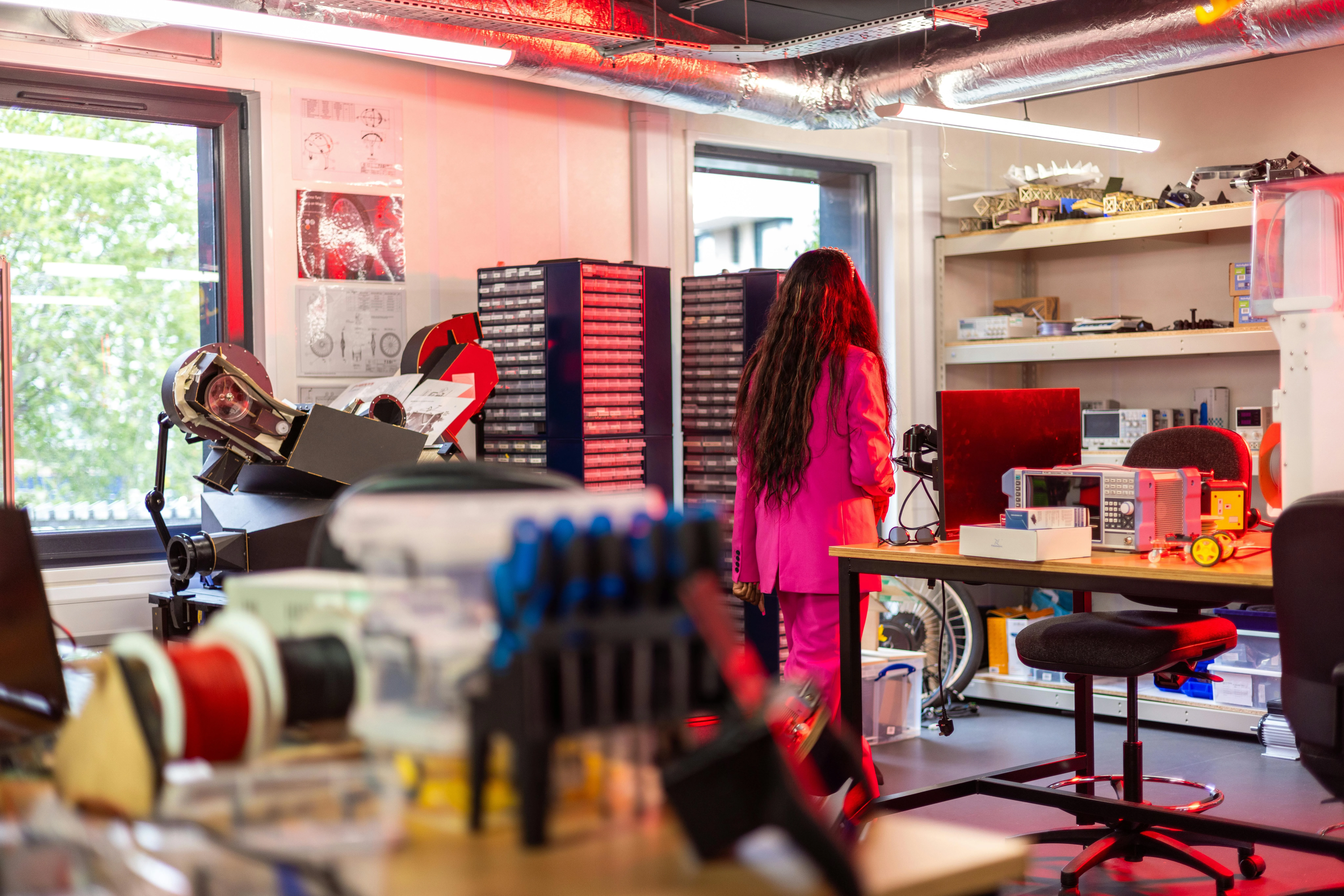 Engineering laboratory workspace